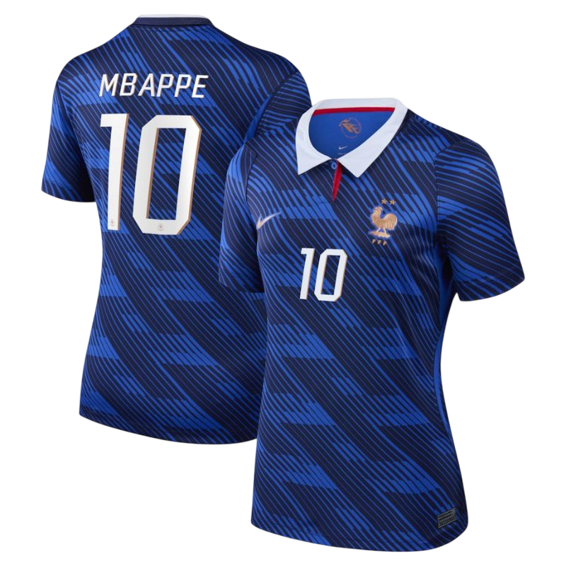 France MBAPPE #10 Home World Cup 2026 Jersey Blue Women's