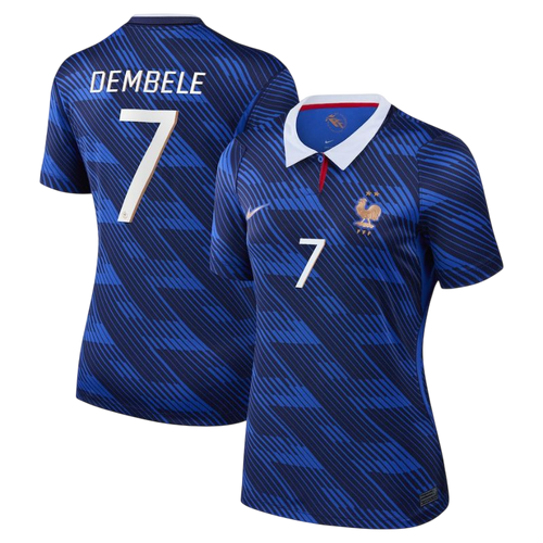 France DEMBELE #7 Home World Cup 2026 Jersey Blue Women's