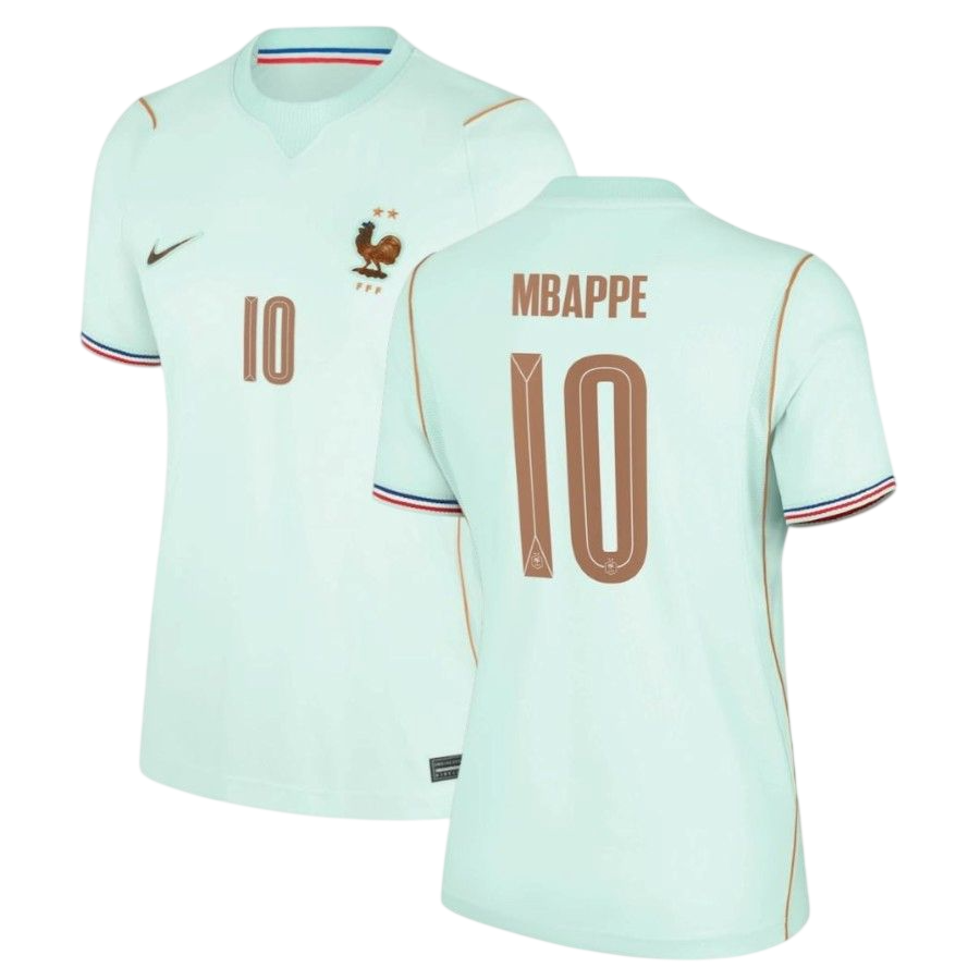 France MBAPPE #10 Away World Cup 2026 Jersey Light Blue Women's