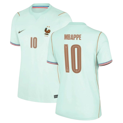 France MBAPPE #10 Away World Cup 2026 Jersey Light Blue Women's