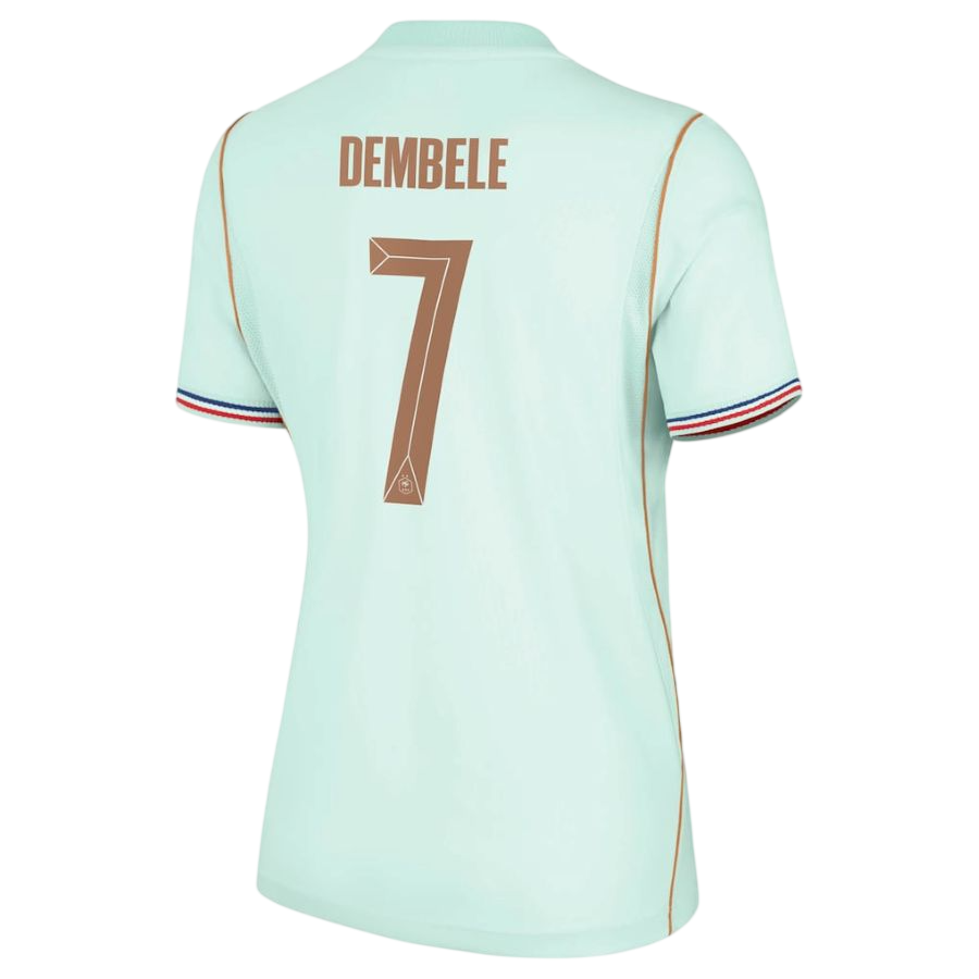 France DEMBELE #7 Away World Cup 2026 Jersey Light Blue Women's