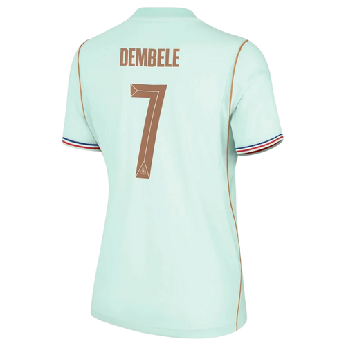 France DEMBELE #7 Away World Cup 2026 Jersey Light Blue Women's