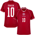 Denmark ERIKSEN #10 Home World Cup 2026 Jersey Red Men's