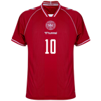 Denmark ERIKSEN #10 Home World Cup 2026 Jersey Red Men's