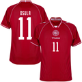 Denmark OSULA #11 Home World Cup 2026 Jersey Red Men's