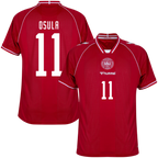 Denmark OSULA #11 Home World Cup 2026 Jersey Red Men's