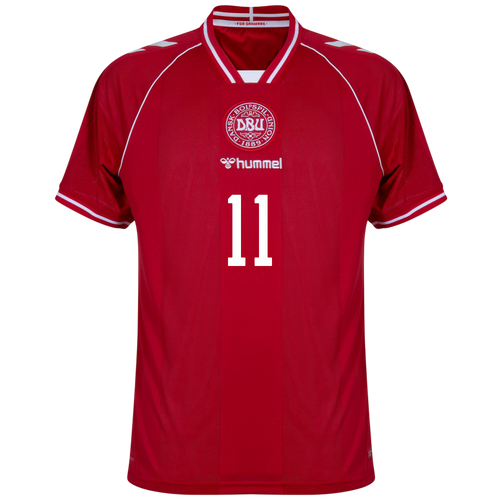 Denmark OSULA #11 Home World Cup 2026 Jersey Red Men's