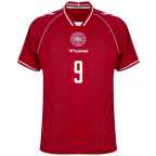 Denmark HØJLUND #9 Home World Cup 2026 Jersey Red Men's