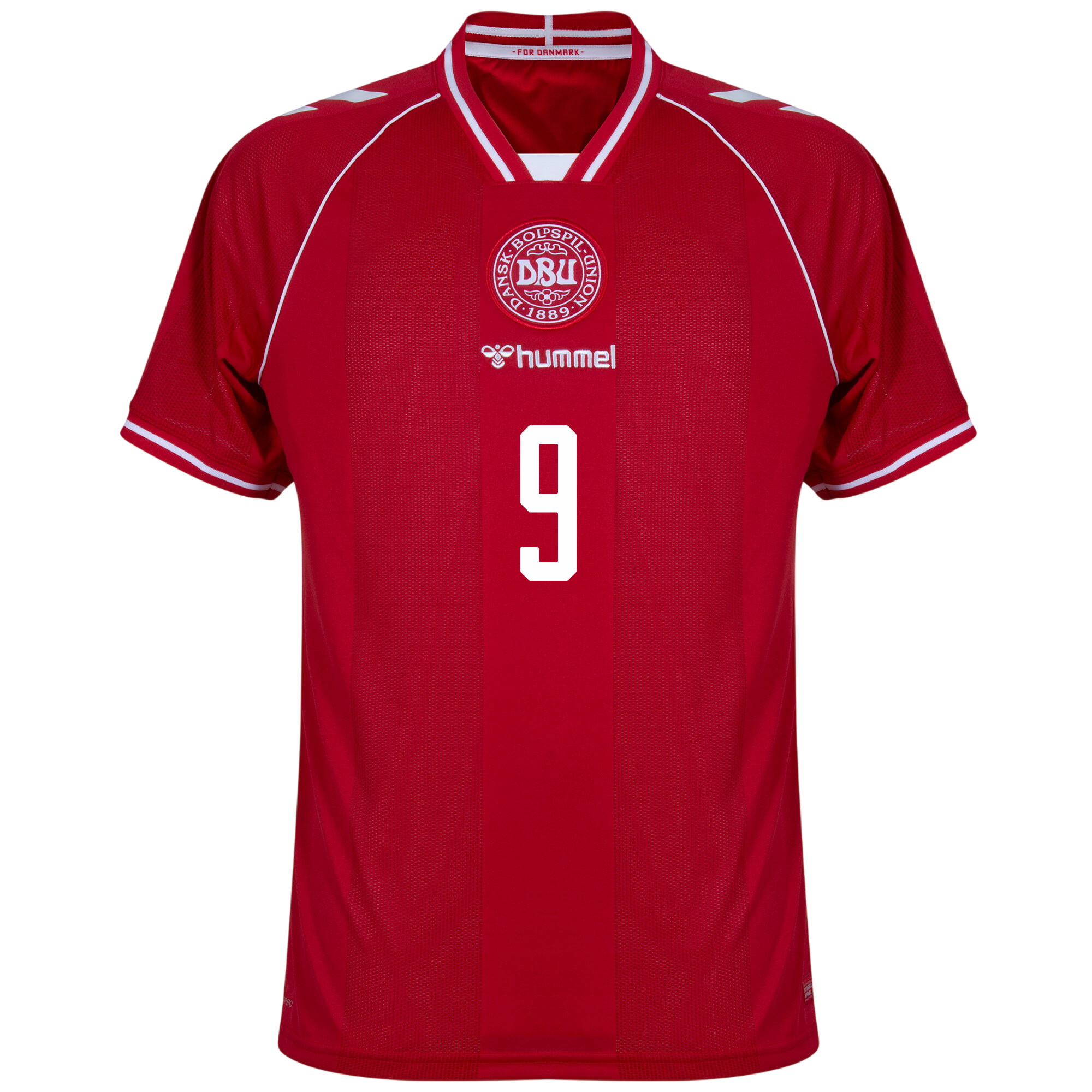 Denmark HØJLUND #9 Home World Cup 2026 Jersey Red Men's