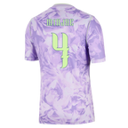 South Korea KIM MIN-JAE #4 Away World Cup 2026 Jersey Purple Men's