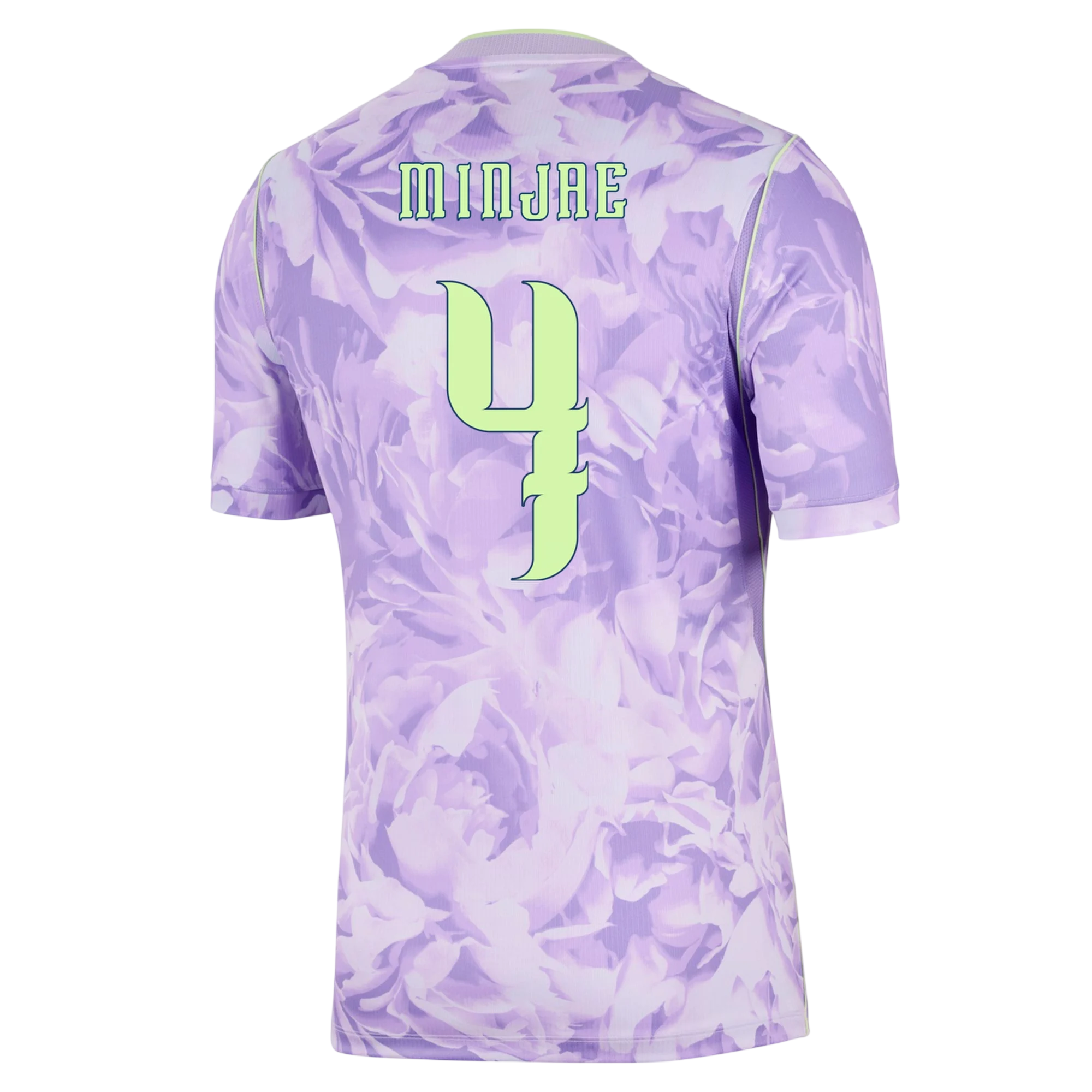 South Korea KIM MIN-JAE #4 Away World Cup 2026 Jersey Purple Men's