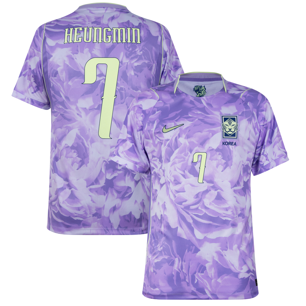 South Korea HEUNG MIN #7 Away World Cup 2026 Jersey Purple Men's