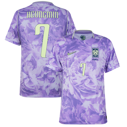 South Korea HEUNG MIN #7 Away World Cup 2026 Jersey Purple Men's
