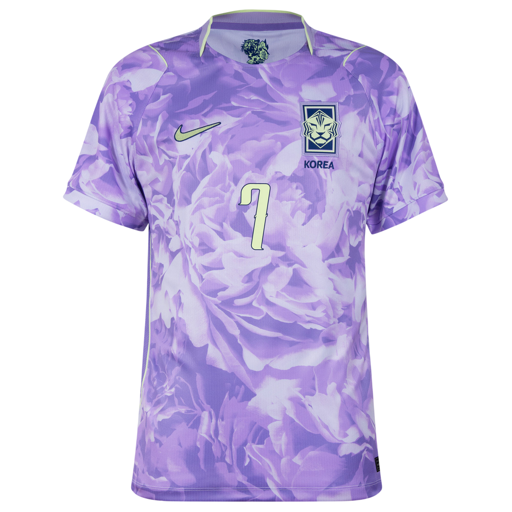 South Korea HEUNG MIN #7 Away World Cup 2026 Jersey Purple Men's
