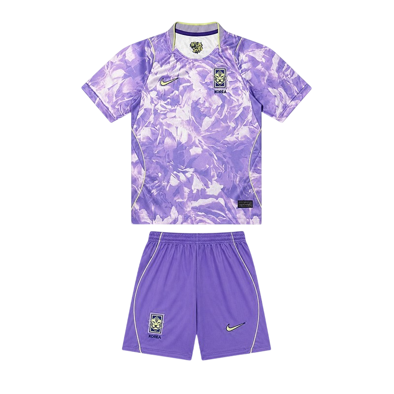 South Korea Away World Cup 2026 Kit Purple Kids