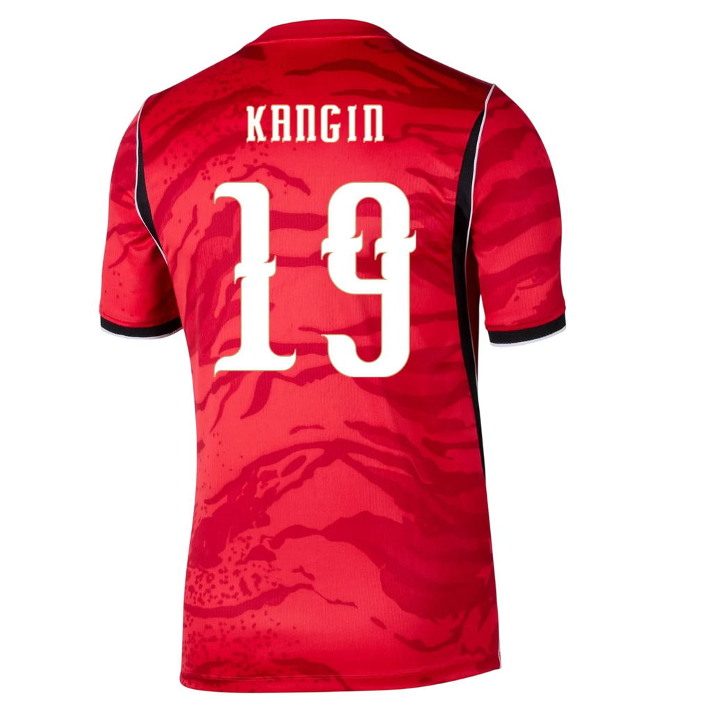 South Korea LEE KANG-IN #19 Home World Cup 2026 Jersey Red Men's
