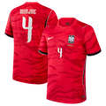 South Korea KIM MIN-JAE #4 Home World Cup 2026 Jersey Red Men's