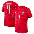 South Korea KIM MIN-JAE #4 Home World Cup 2026 Jersey Red Men's
