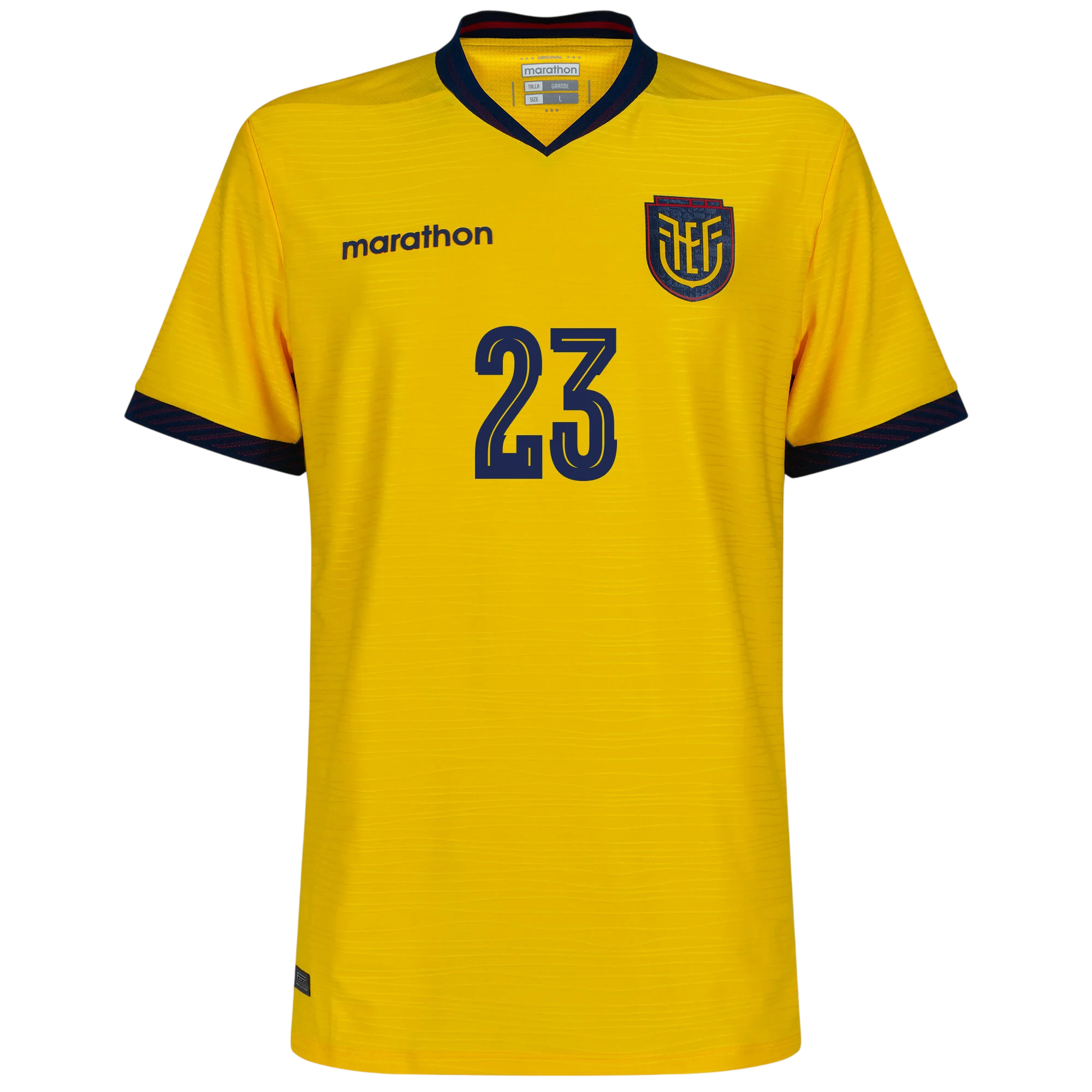 Ecuador M.CAICEDO #23 Home World Cup 2026 Jersey Yellow Men's