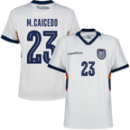 Ecuador M.CAICEDO #23 Third World Cup 2026 Jersey White Men's