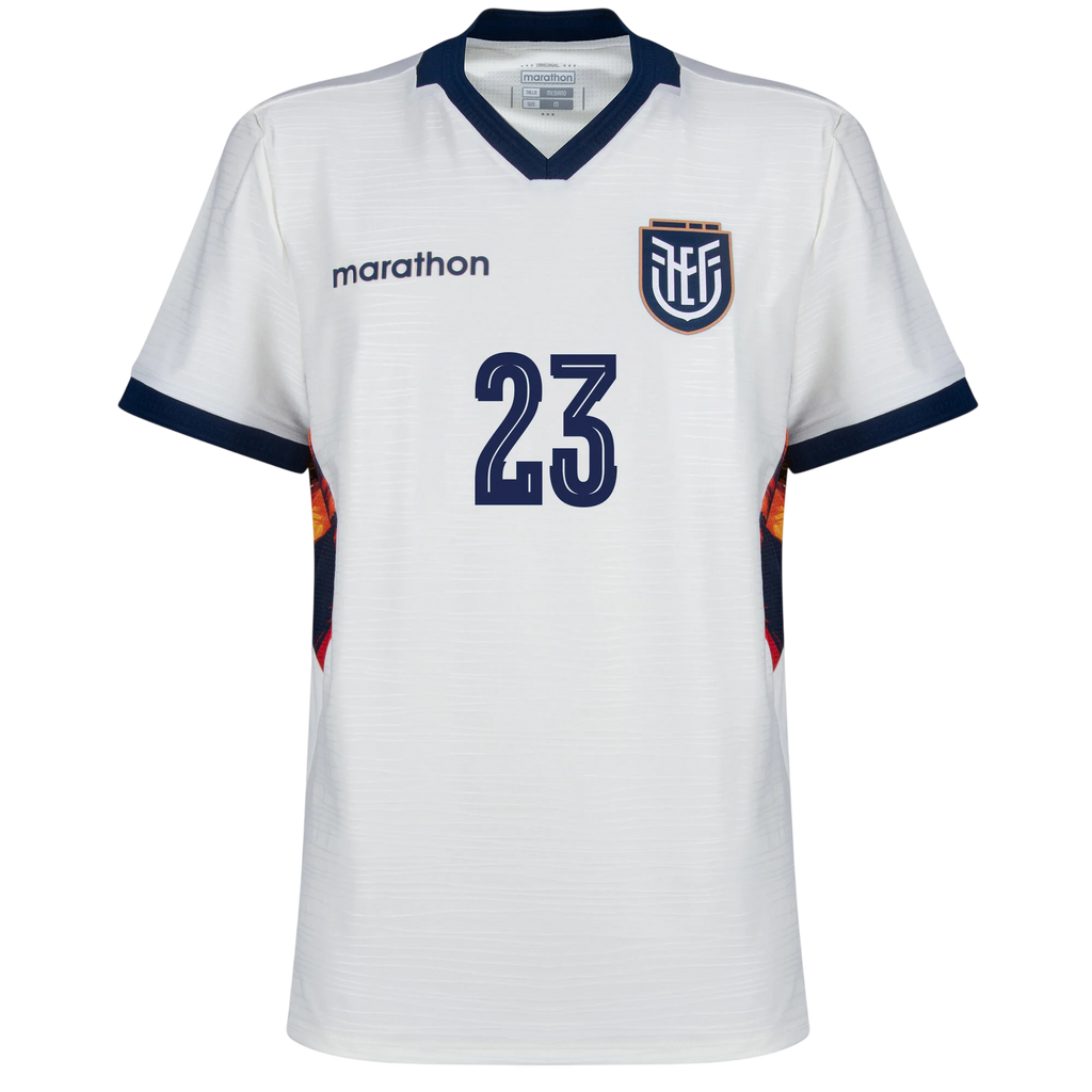 Ecuador M.CAICEDO #23 Third World Cup 2026 Jersey White Men's