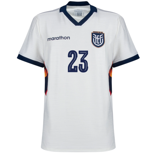 Ecuador M.CAICEDO #23 Third World Cup 2026 Jersey White Men's