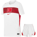 Turkiye Away World Cup 2026 Kit White Kids