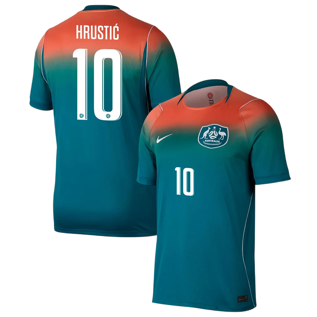 Australia HRUSTIC #10 Away World Cup 2026 Jersey Men's