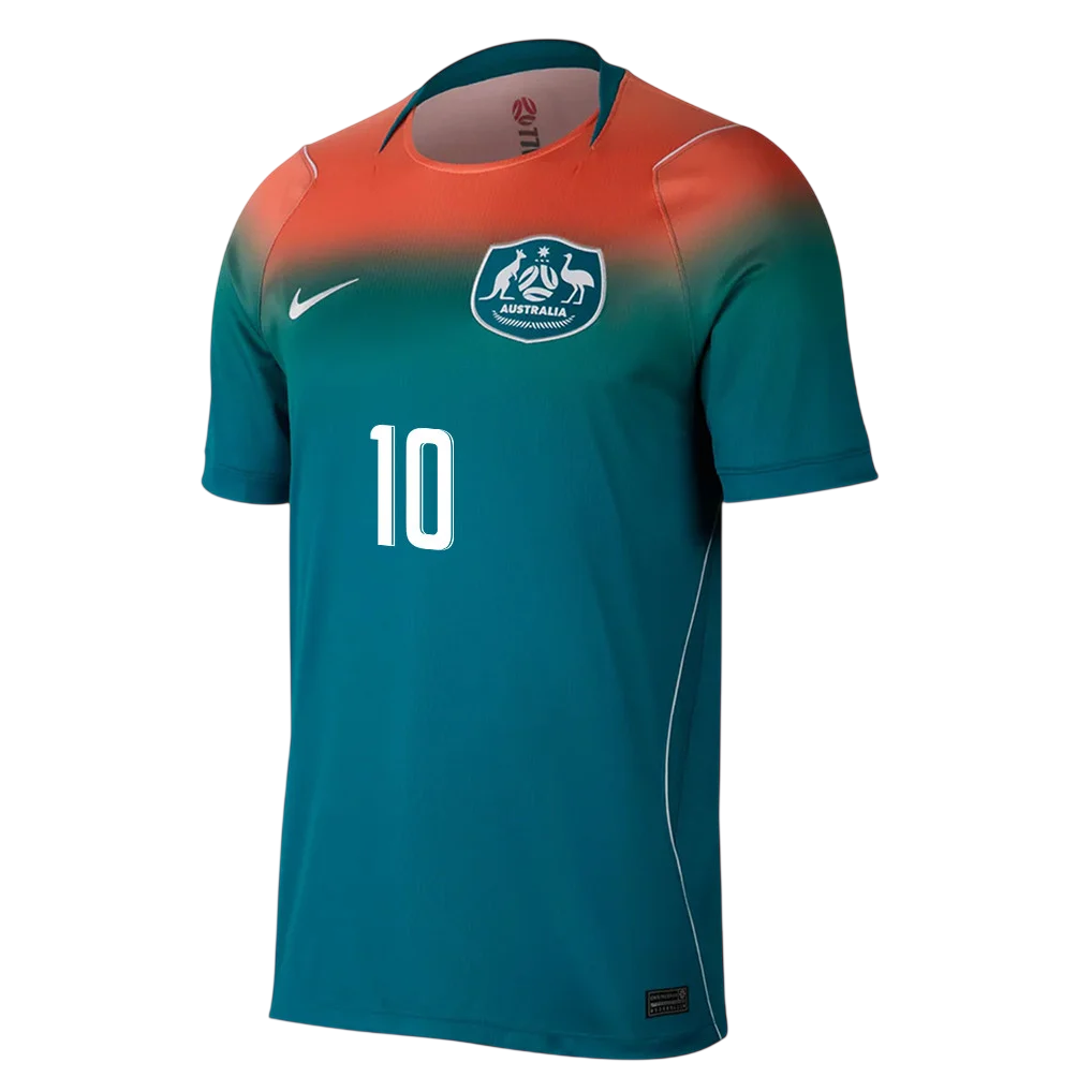 Australia HRUSTIC #10 Away World Cup 2026 Jersey Men's
