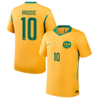Australia HRUSTIC #10 Home World Cup 2026 Jersey Yellow Men's