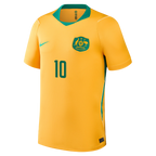 Australia HRUSTIC #10 Home World Cup 2026 Jersey Yellow Men's
