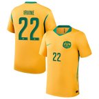 Australia IRVINE #22 Home World Cup 2026 Jersey Yellow Men's
