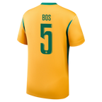 Australia BOS #5 Home World Cup 2026 Jersey Yellow Men's