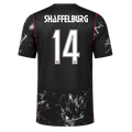 Canada SHAFFELBURG #14 Away World Cup 2026 Jersey Black Men's