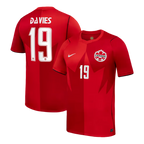 Canada DAVIES #19 Home World Cup 2026 Jersey Red Men's