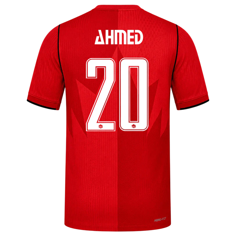 Canada AHMED #20 Home World Cup 2026 Jersey Red Men's
