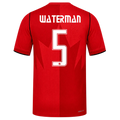 Canada WATERMAN #5 Home World Cup 2026 Jersey Red Men's