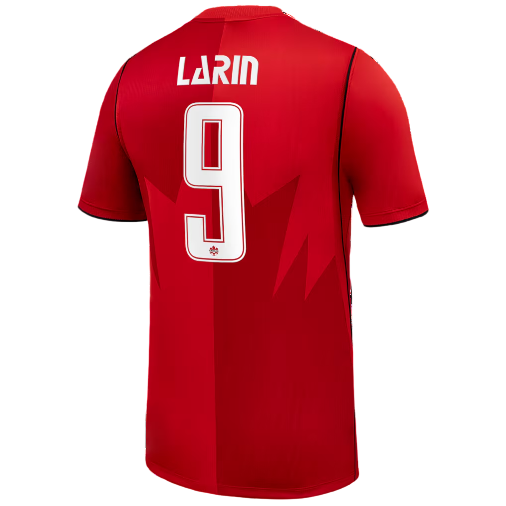 Canada LARIN #9 Home World Cup 2026 Jersey Red Men's