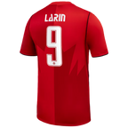 Canada LARIN #9 Home World Cup 2026 Jersey Red Men's