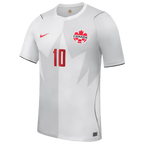 Canada J. DAVID #10 Third World Cup 2026 Jersey White Men's