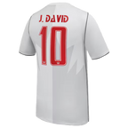Canada J. DAVID #10 Third World Cup 2026 Jersey White Men's