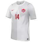 Canada SHAFFELBURG #14 Third World Cup 2026 Jersey White Men's