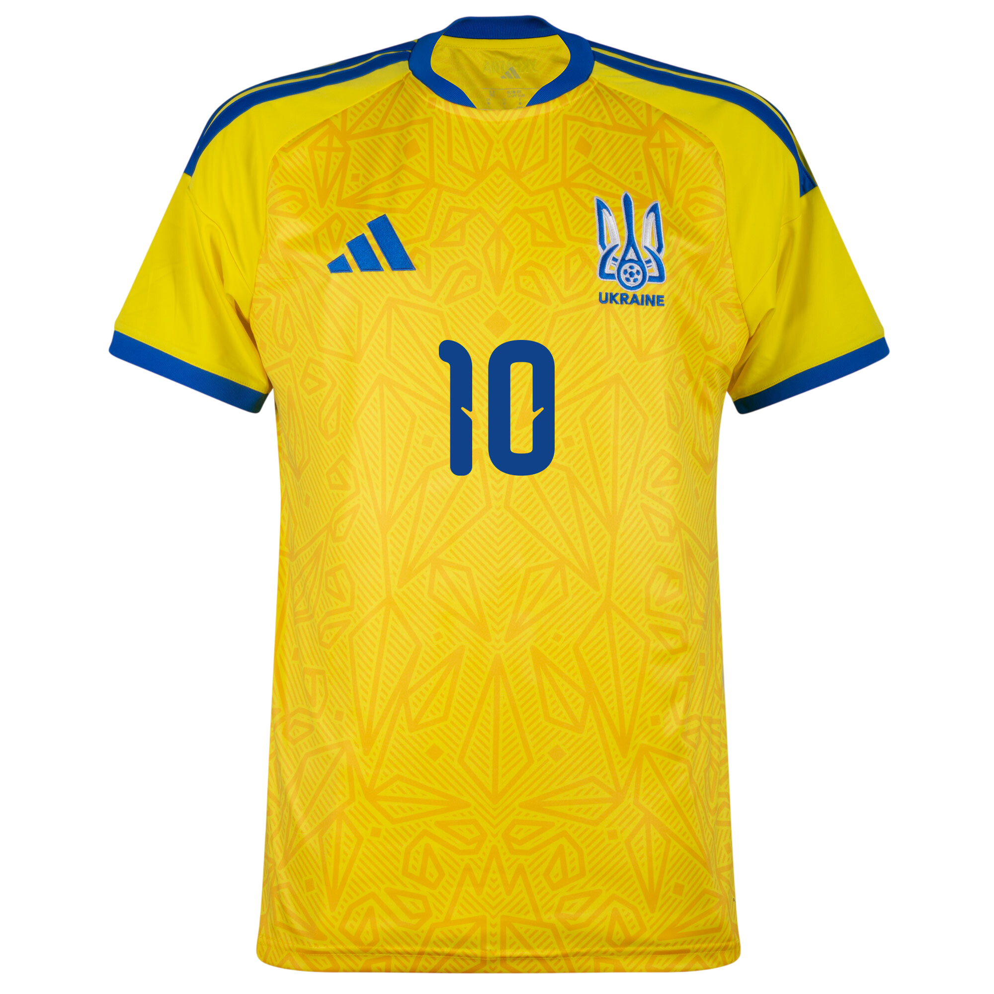 Ukraine SHAPARENKO #10 Home World Cup 2026 Jersey Yellow Men's