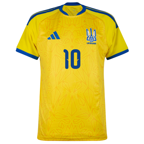 Ukraine SHAPARENKO #10 Home World Cup 2026 Jersey Yellow Men's