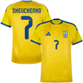 Ukraine SHEVCHENKO #7 Home World Cup 2026 Jersey Yellow Men's