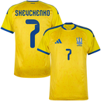 Ukraine SHEVCHENKO #7 Home World Cup 2026 Jersey Yellow Men's