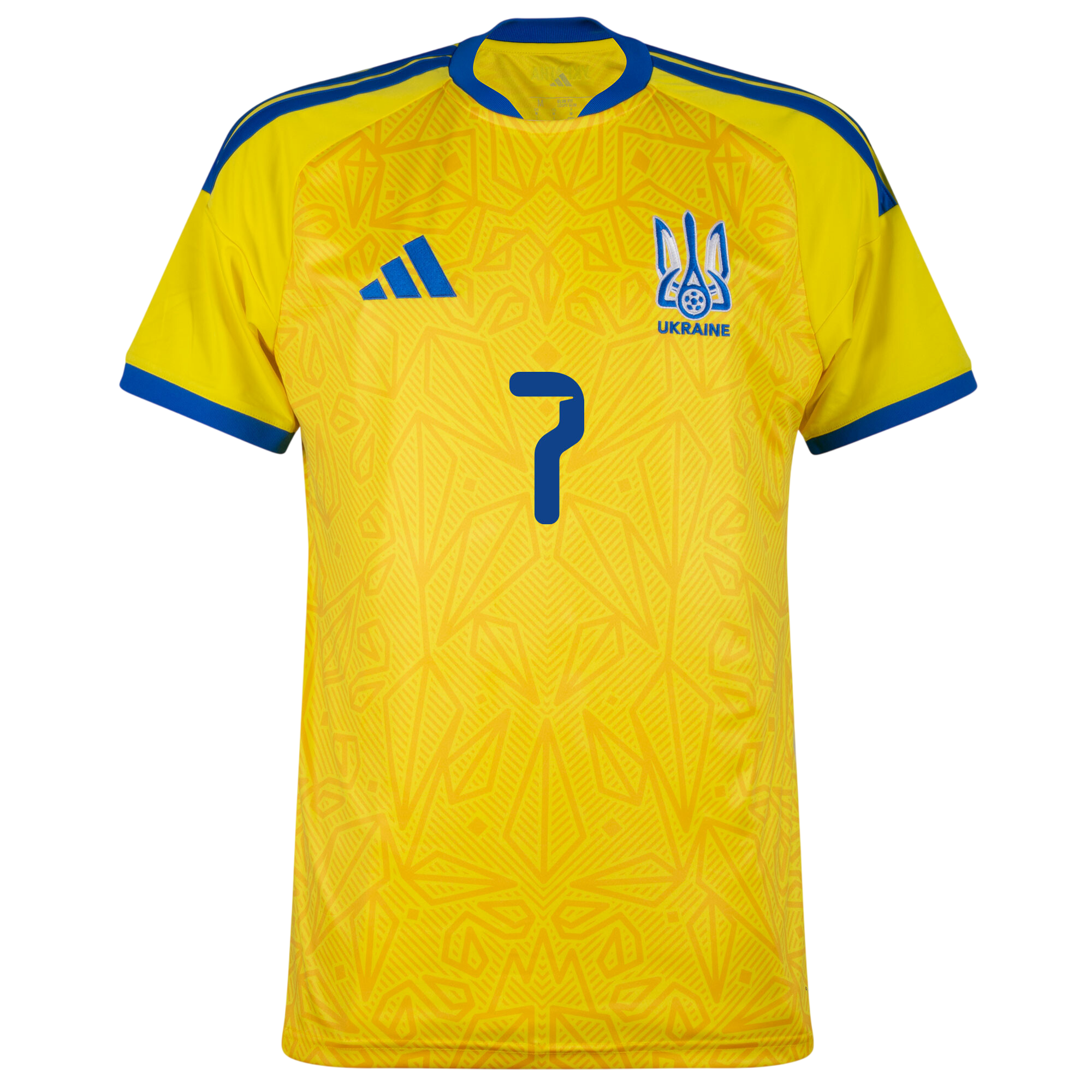 Ukraine SHEVCHENKO #7 Home World Cup 2026 Jersey Yellow Men's
