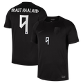 Norway BRAUT HAALAND #9 Away World Cup 2026 Jersey Black Men's