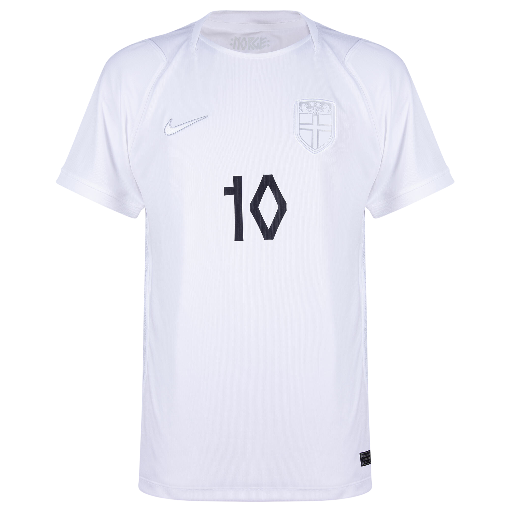Norway ØDEGAARD #10 Third World Cup 2026 Jersey White Men's