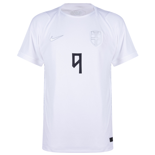 Norway BRAUT HAALAND #9 Third World Cup 2026 Jersey White Men's